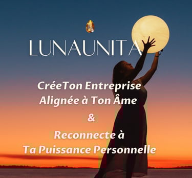 Image Symbolique :Créer son entreprise alignée à son âme et reconnecter à sa puissance personnelle