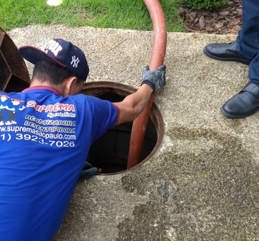 desentupimento de esgoto