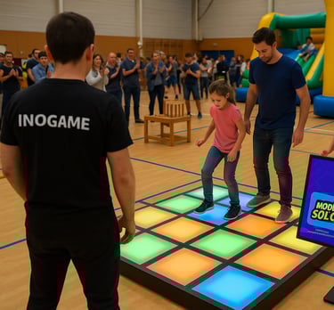 jeu dalles led interactives événement