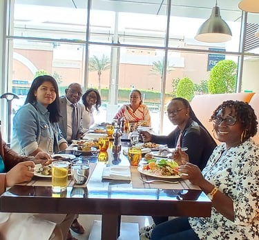 Landi Institute Lunch Break with Training Participants