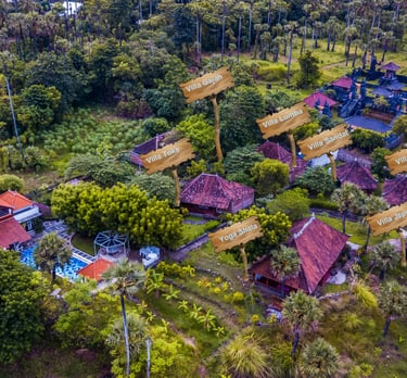 Villa Perancis sky view 