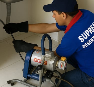 desentupimento de pia