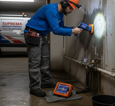 analisando o caça vazamento