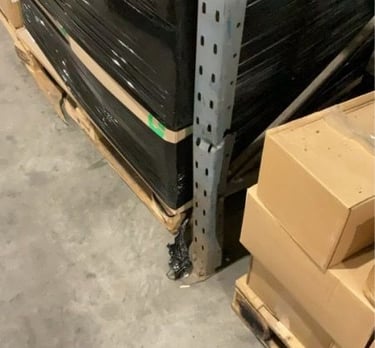 Racking Damaged upright