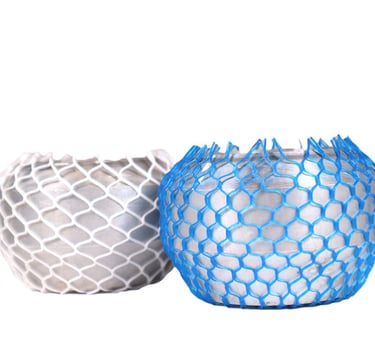 Malla de protección para piezas metálicas