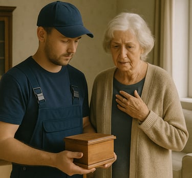 Débarras suite à un départ en maison de retraite