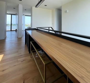 a long table with a long table top