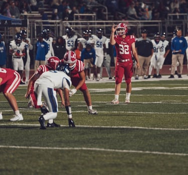 Oliver Brewer lining up a kick.