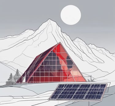 A professional Swiss SME worker comfortably using a laptop with a clean, modern AI chat interface on screen.