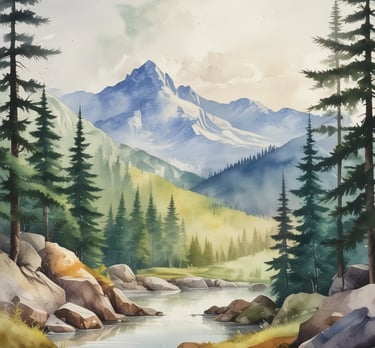 A peaceful Patagonian landscape showing the connection between earth, sea, and sky inspiring Gaiana Cream.