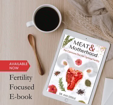 MEAT & Motherhood eBook – fertility-focused carnivore nutrition guide for women, available now