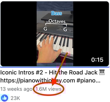 Daine's piano tutorial on hit the road jack by ray charles amasses millions of views on Facebook