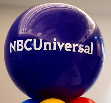 NBCUniversal balloons