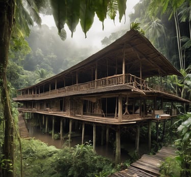 a man running up a mountain with a sky background
