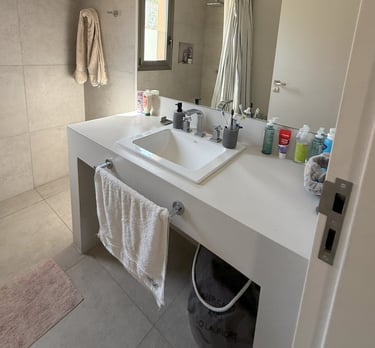 Lagartos Baño espejo