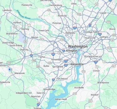 DMV area map