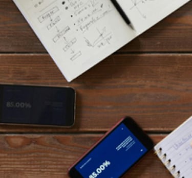 Group working together on website stragety