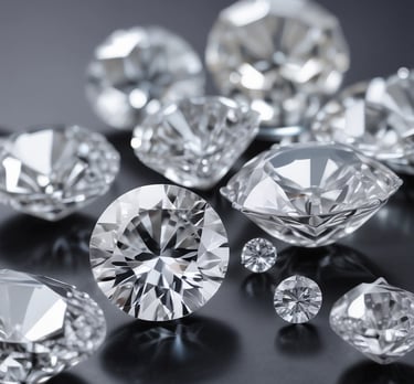 a diamond bracelet on a black background