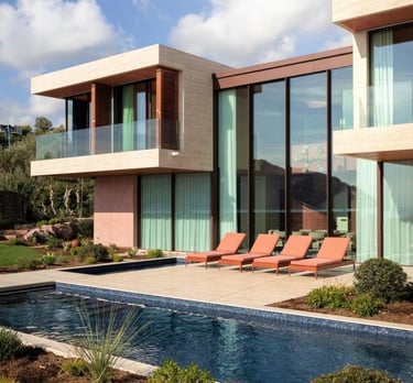 Villa luxe proche Cannes - Vue Mer - 4 chambres - piscine