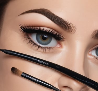 Close-up of vibrant lipsticks arranged artistically on a marble surface.