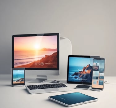 A variety of fitness and health products such as yoga mats, water bottles, and supplements displayed brightly.