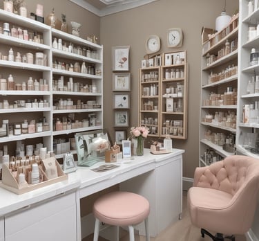 A close-up of a creamy moisturizer being gently applied to smooth skin.