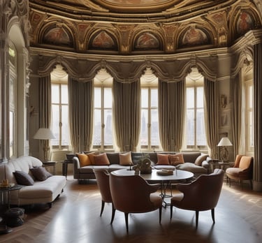 Elegant Milan penthouse overlooking the iconic cathedral.