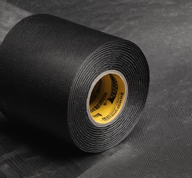 Photo of bright orange neon protective packaging materials arranged neatly.