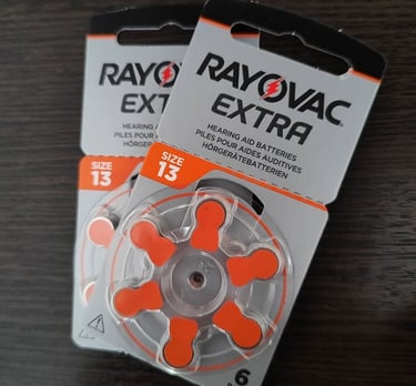 RayoVax Extra Battery Designs - Hearing Aid