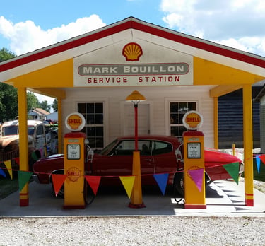 gas station