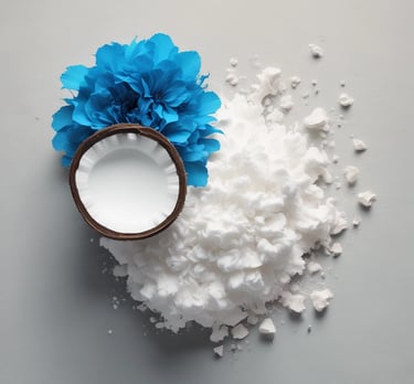 woman with white flower on her ear