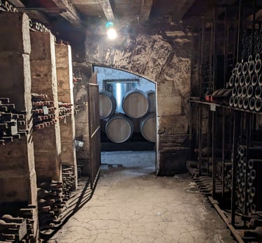 Ancient underground wine cellars