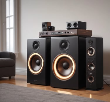 A set of crystal-clear tempered screen protectors displayed on a clean white surface with subtle blue accents