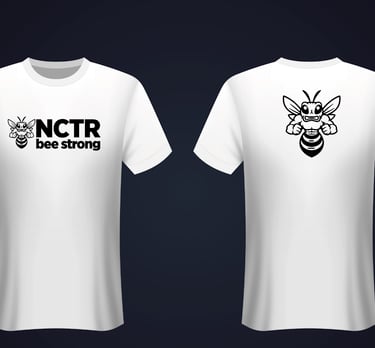 NCTR, bee strong, Tshirt, Promo, Marketing, Biene, Aargau, Schweiz