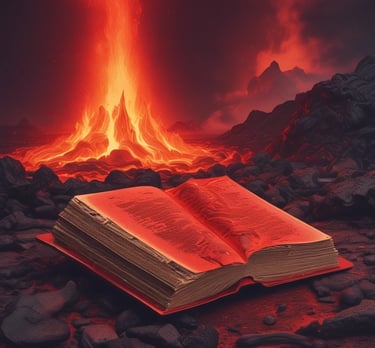 Close-up of an elegant digital tablet displaying an open ebook with white text on a dark screen.