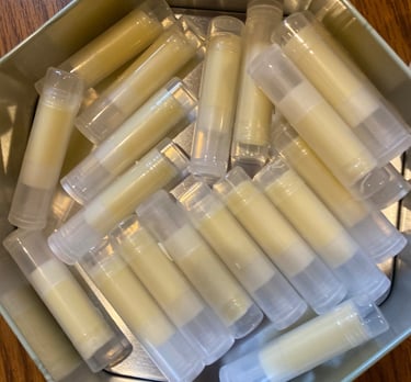 Organic lip balm