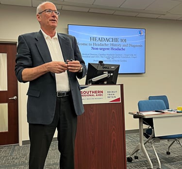 Dr. Alan Finkel presenting PRIME training to family medicine residents.