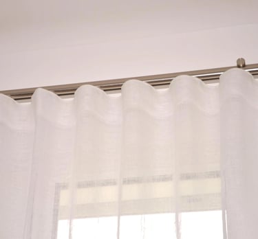 Tête de rideau à vague