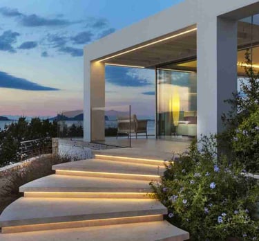 Exclusive pool villa by the sea on a holiday curated by Francesco Travels Villas Weddings & Events