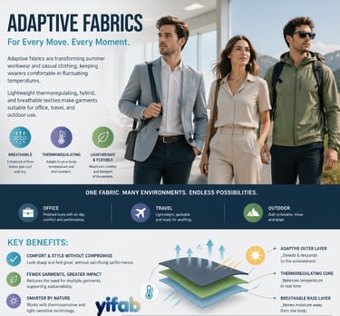 Smart Workwear and Functional Casuals: The Rise of Adaptive Summer Fabrics