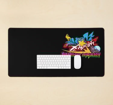 BIZARRELY LUMINARY Merch Desk Mat