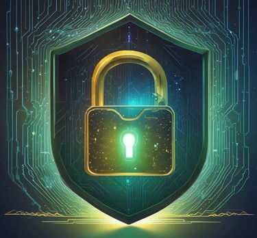 A professional office setting with legal books and a laptop.