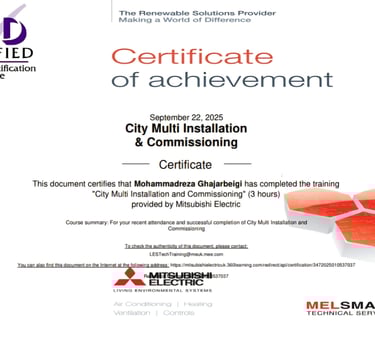 Mitsubishi Installer