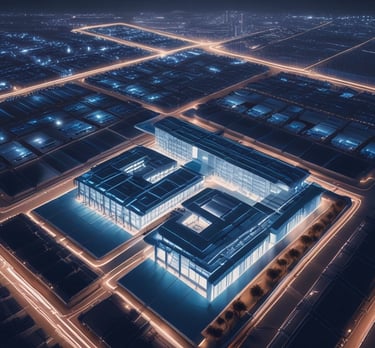 blue and white striped round textile