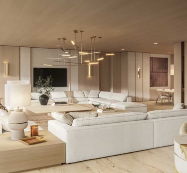 Luxury 6BR Luna Villa at Eden Hills Dubai, with water feature and prime Dubai Hills location.