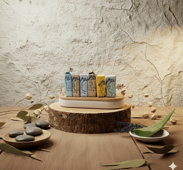 Handcrafted natural soap bar by Iseda, made in Australia with botanical ingredients for gentle clean