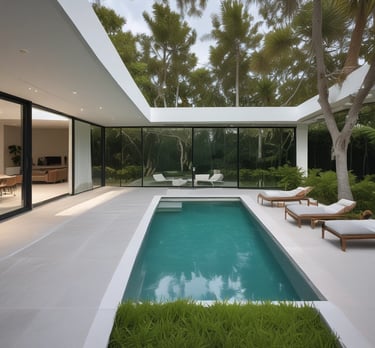 A charming residential neighborhood with beautiful single-family homes.