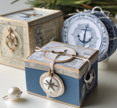 Handcrafted wooden ducks painted in vibrant colors displayed on a rustic table.