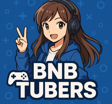 a woman with headphones and headphones on a blue background, anime, vtuber