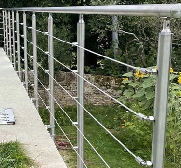 garde corps et escalier en inox